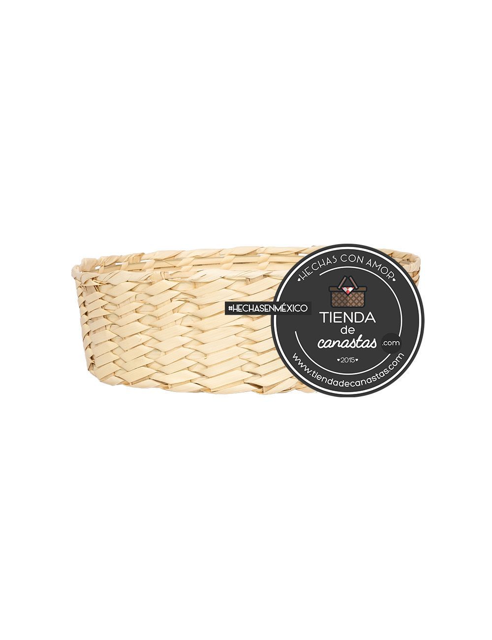 Plato de Palma Natural Lado x Tienda de Canastas