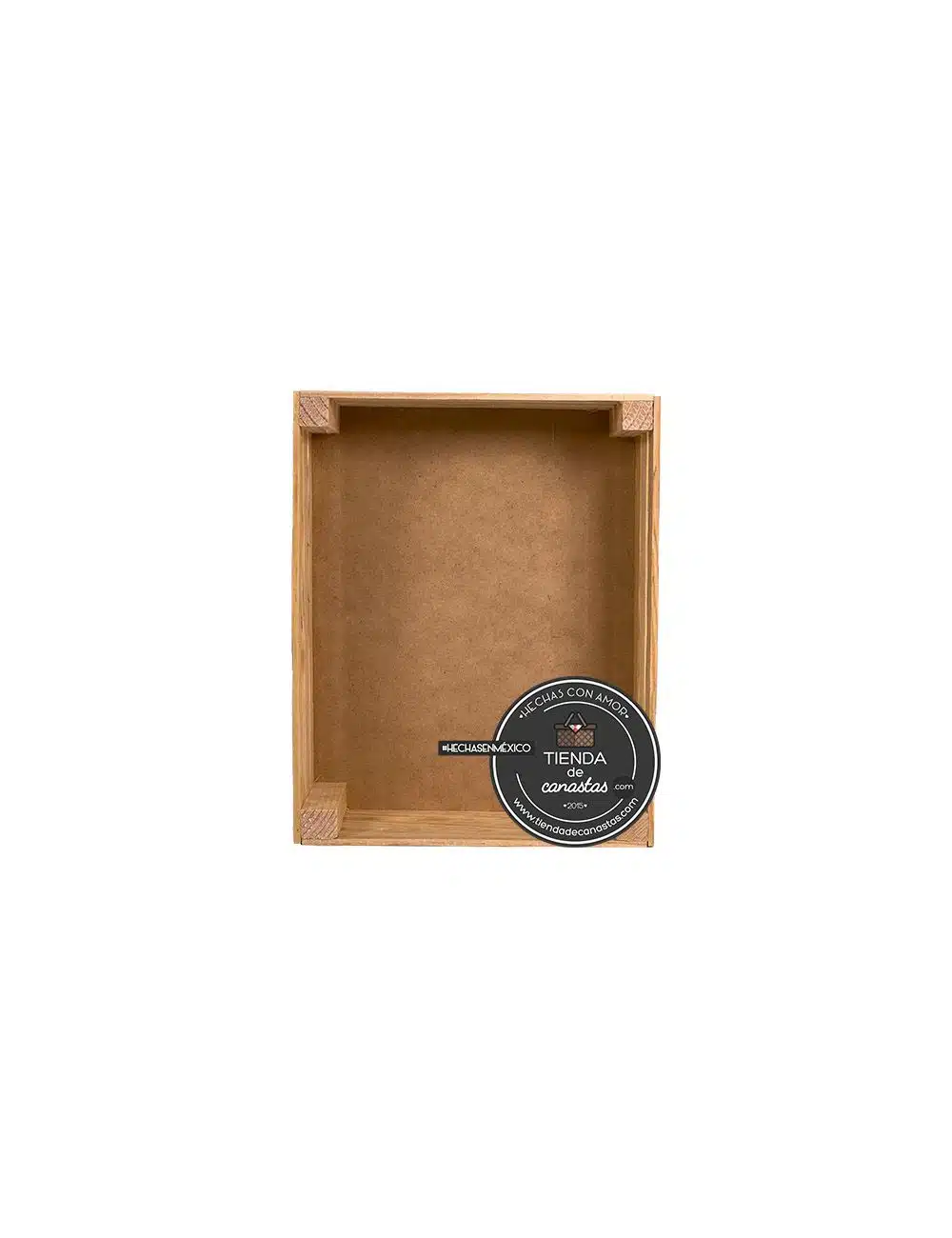 Huacal de Madera 20 x 15 cm Arriba x Tienda de Canastas