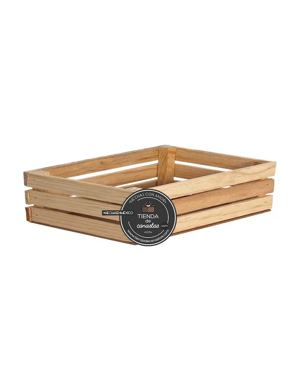 Huacal de Madera 35 x 25 cm x Tienda de Canastas