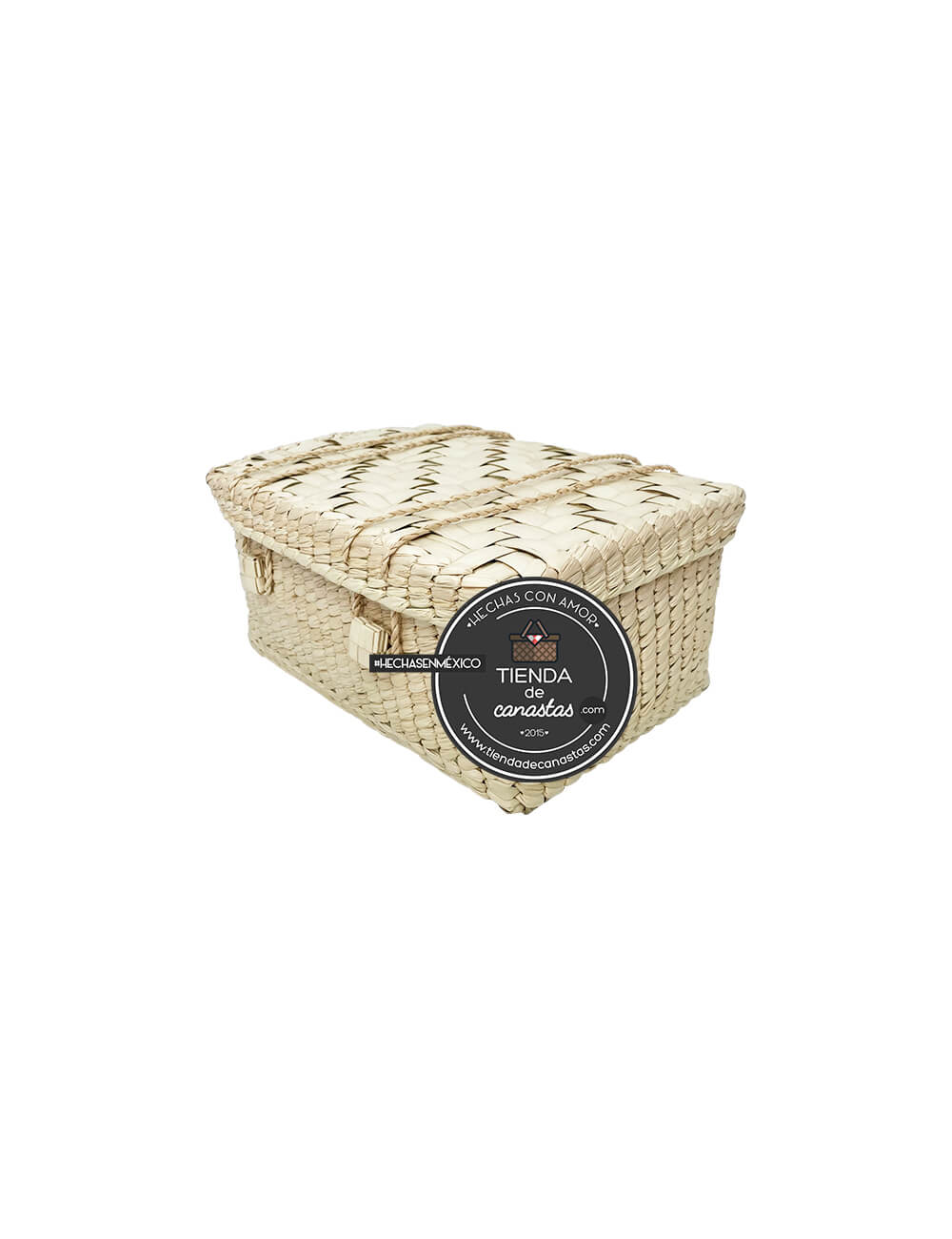 Caja de Palma con Tapa x Tienda de Canastas