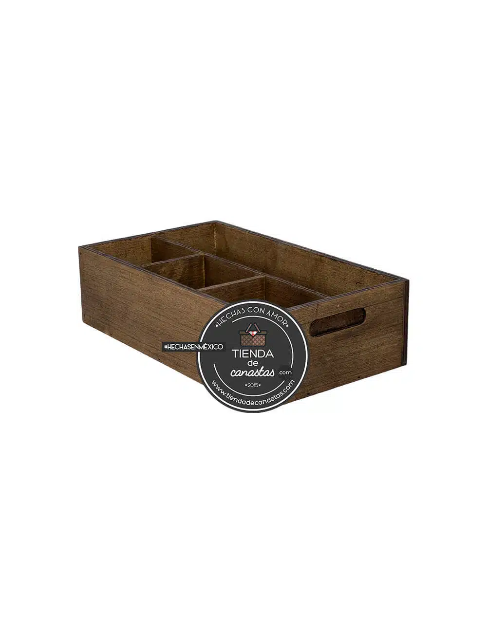 Caja Braun con 4 Divisiones x Tienda de Canastas